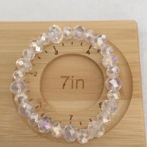Elegant Crystal Beaded Bracelet NWOT *